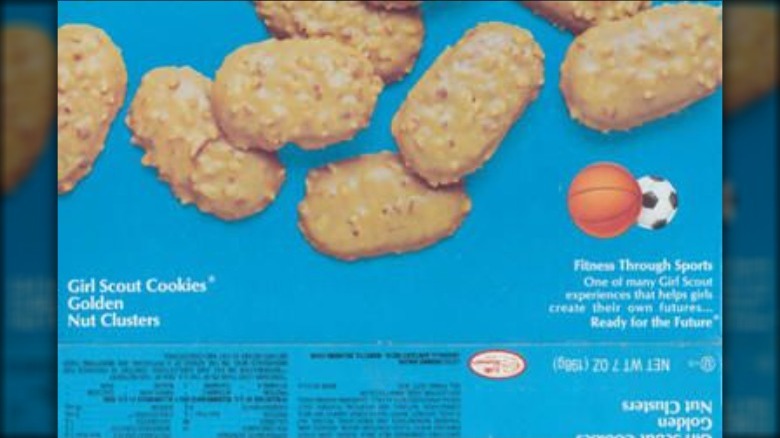 Golden Nut Clusters packaging