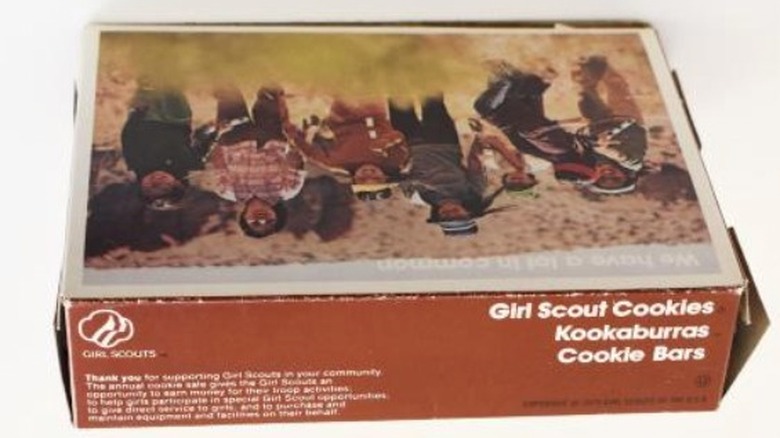 Kookaburras girl scout cookie box