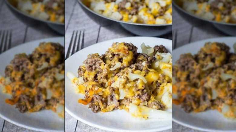 Hamburger Helper Hash on plate