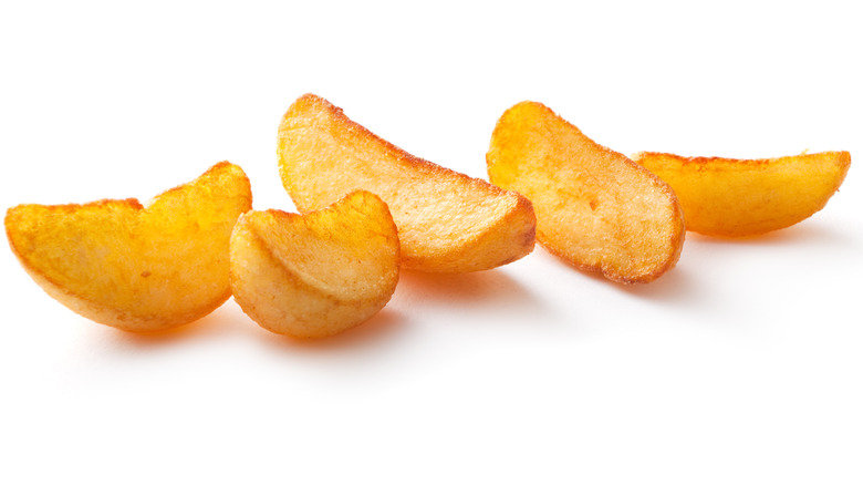 five potato wedges