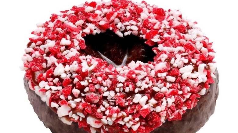 Peppermint Bark Krispy Kreme 