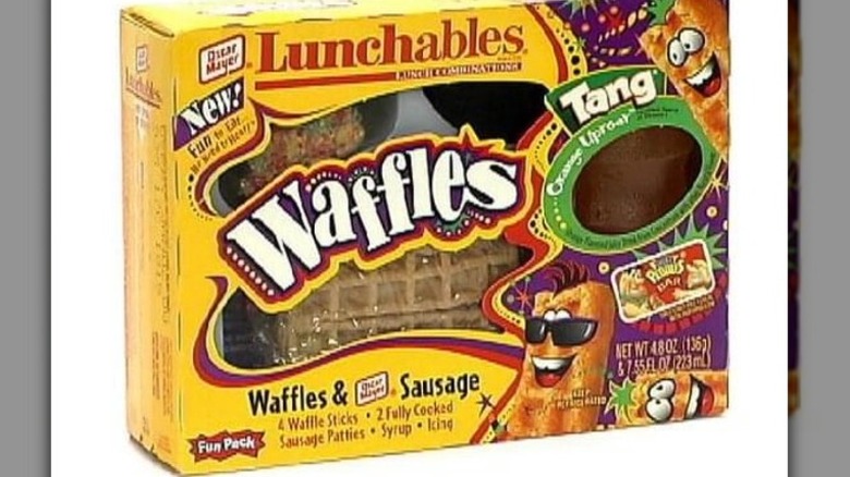 Lunchables Waffles box