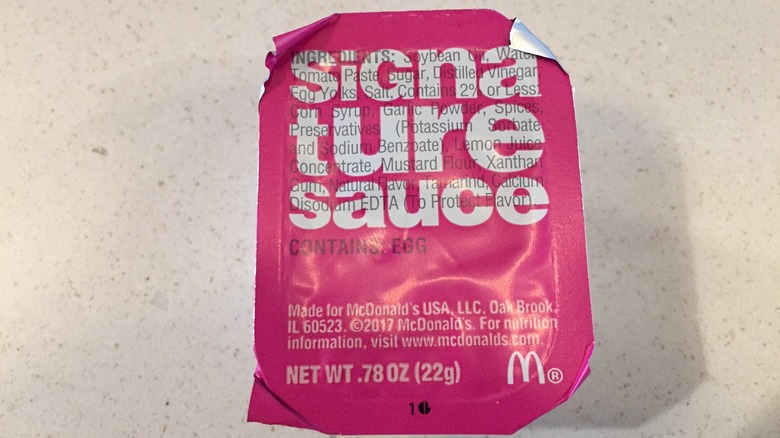 McDonald's signature sauce