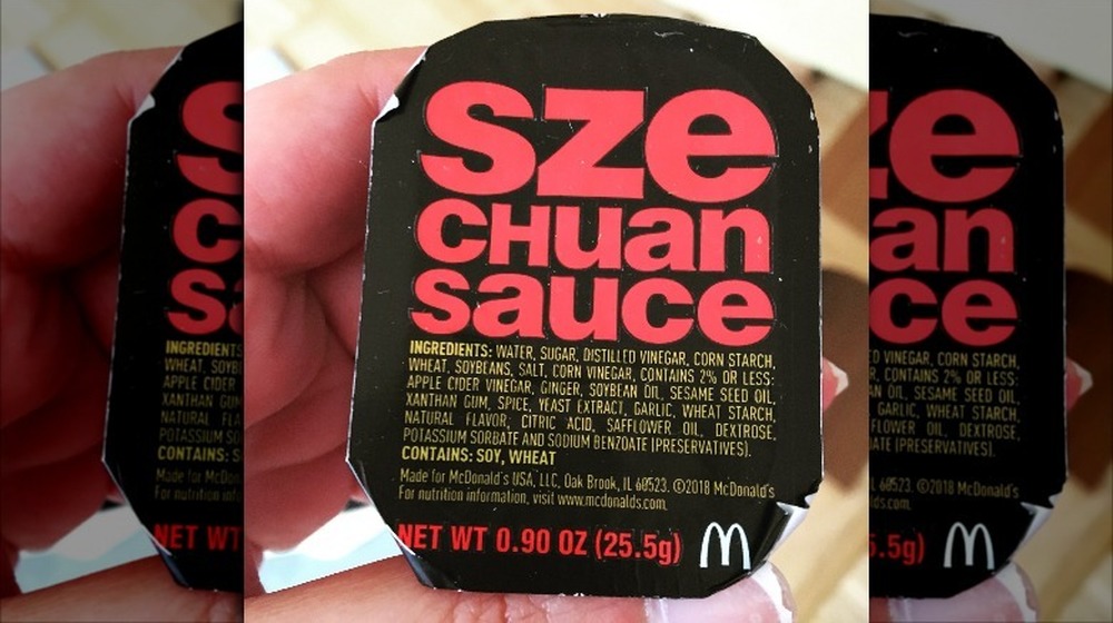 McDonald's Szechuan sauce packet