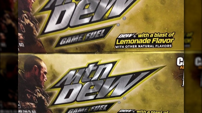 Boxes of Game Fuel Lemonade