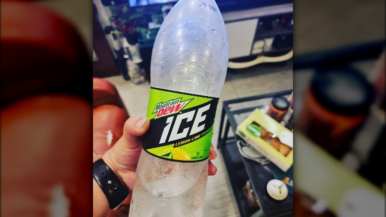 Bottle of Mountain Dew ICE