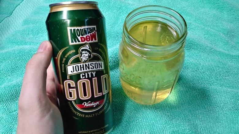 Can of Johnson City Gold