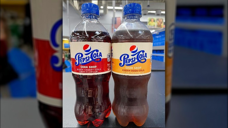 Pepsi Soda Shop bottles