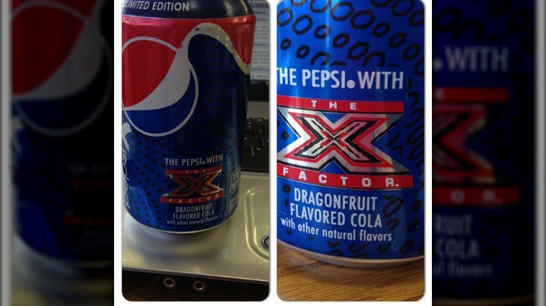 Cans of Pepsi X