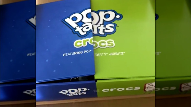 Pop-Tarts Crocs box