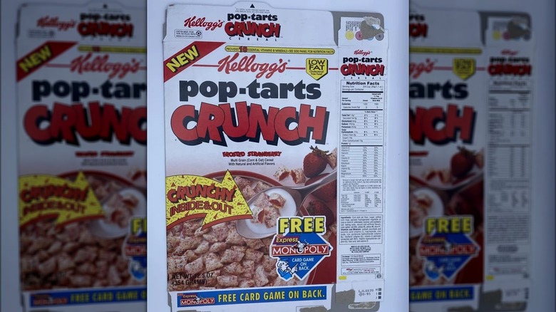 Pop-Tarts Crunch Cereal box