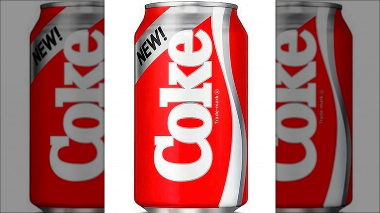 A can of New Coke