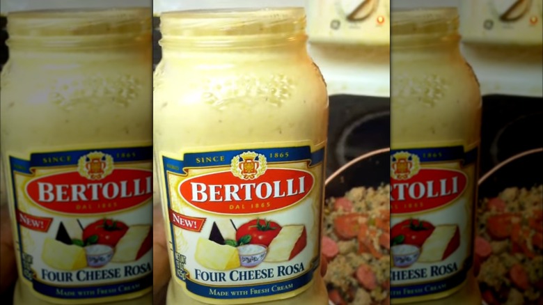 Bertolli four cheese rosa sauce