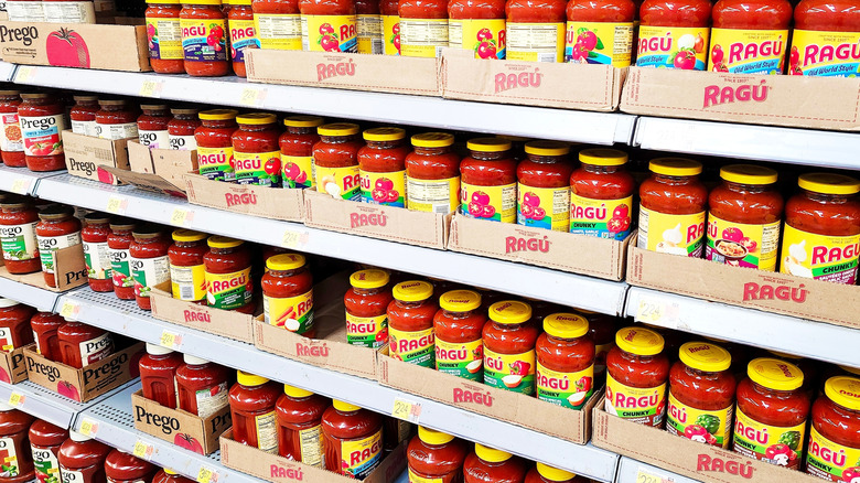 pasta sauces in store