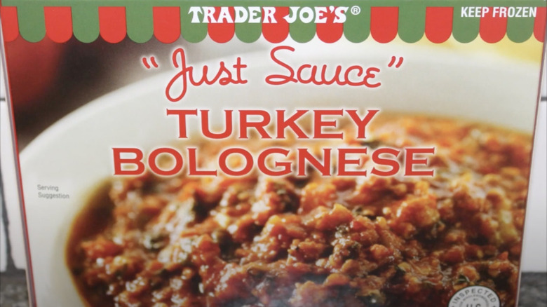 Trader Joe's turkey bolognese box