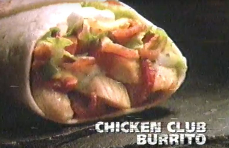 taco bell Chicken Club Burrito