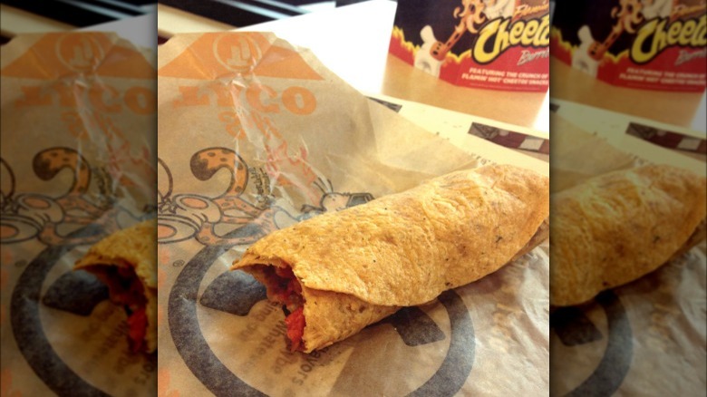 Flamin' Hot Cheetos Burrito