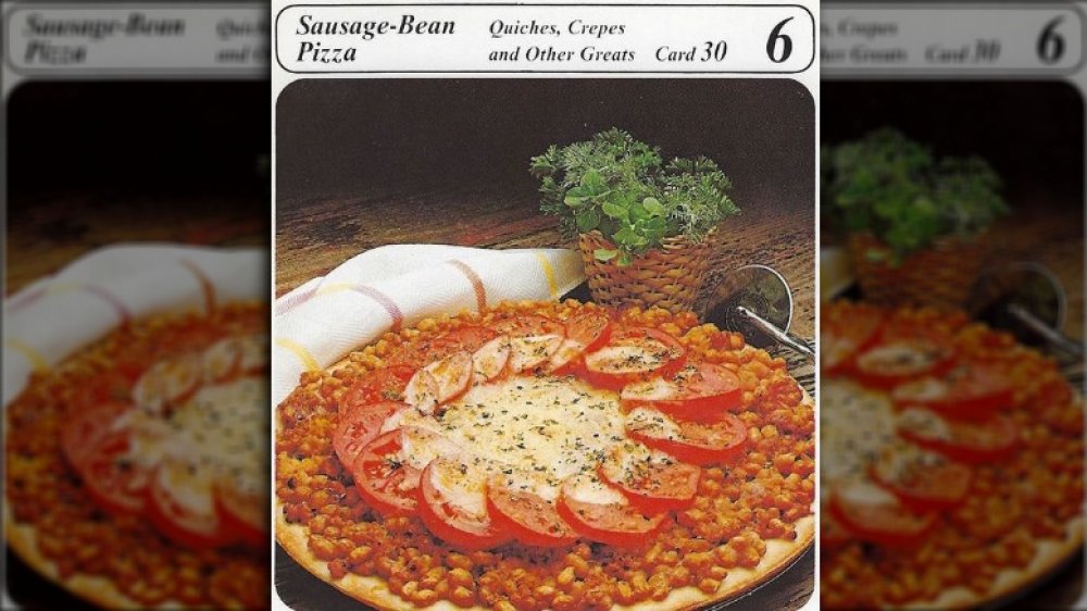 your grandparents ate Sausage-Bean Pizza