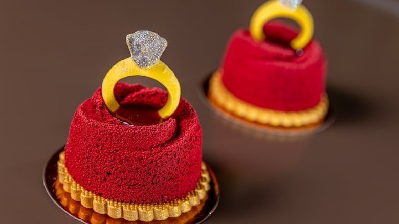 Disney's Engagement Ring Cake 