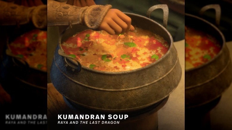 pot of kumandra soup tom yum soup "Raya and the Last Dragon"