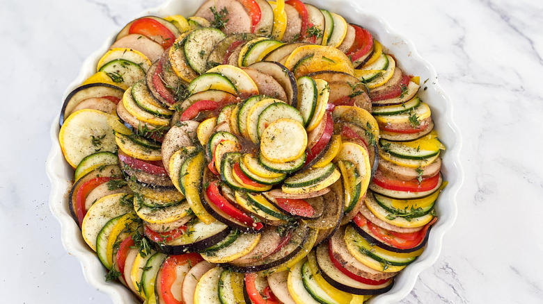 Disney's ratatouille in pan