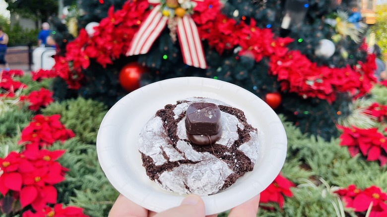 chocolate crinkle cookie