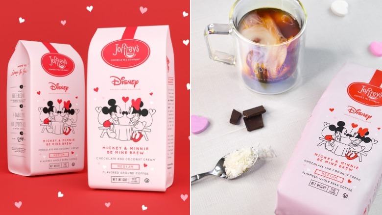 Mickey & Minnie Be Mine coffee 