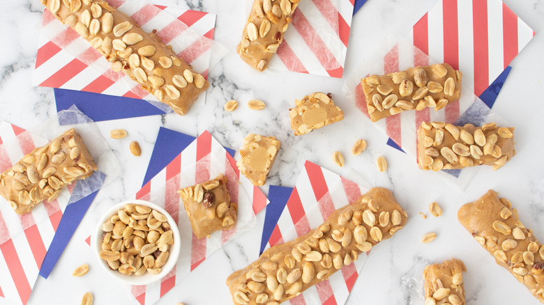 peanut butter diy payday bars