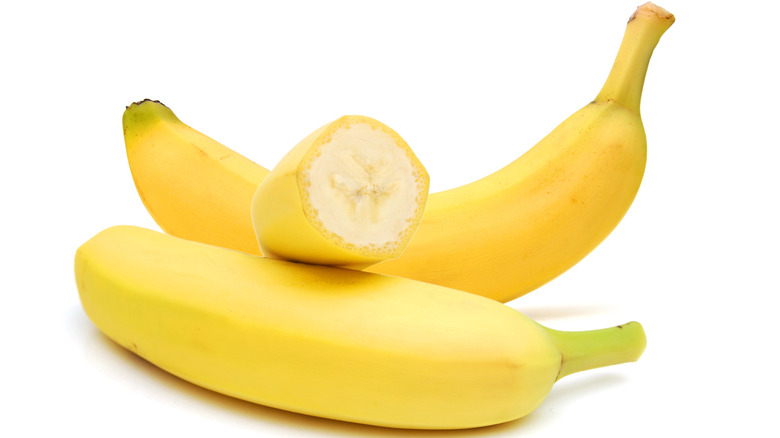 Two-and-a-half yellow bananas