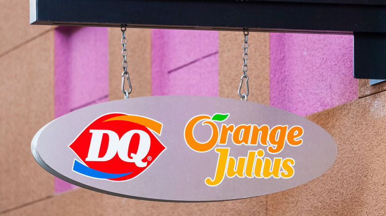 Dairy Queen and Orange Julius sign