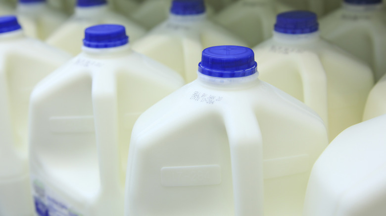 individual gallons of milk