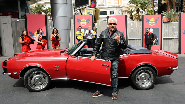 Does Guy Fieri Actually Drive To Every Place On Diners, Drive-Ins, And ...