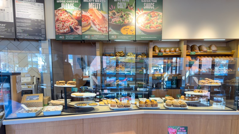 Panera Bread front counter