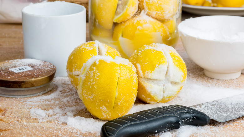 Salt-preserved lemons