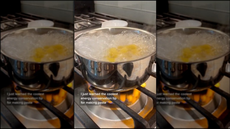 TikTok's pasta energy conservation "hack"