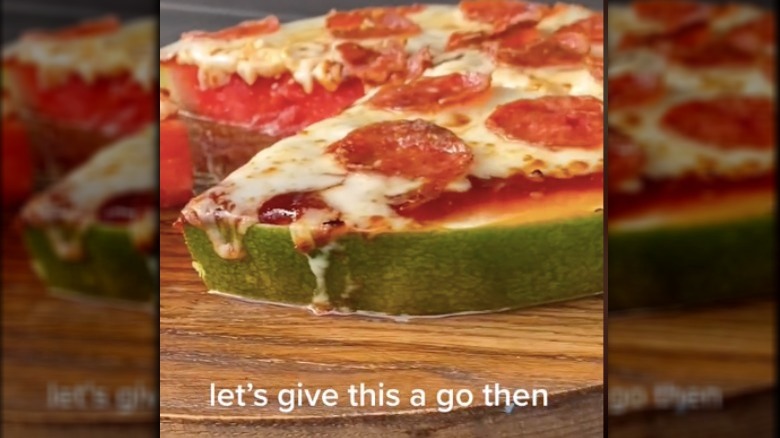 Domino's Australia watermelon pizza