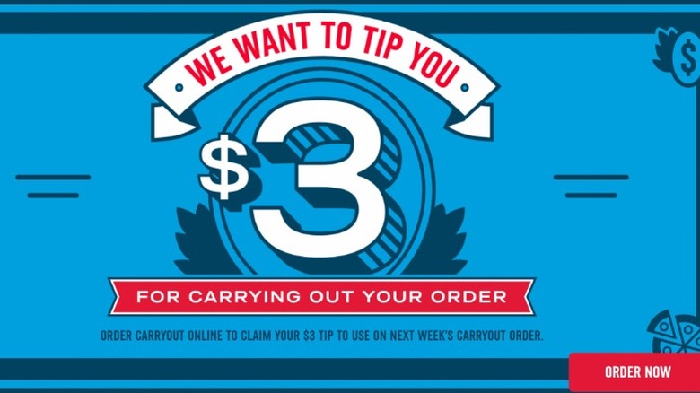 we want to tip you coupon 