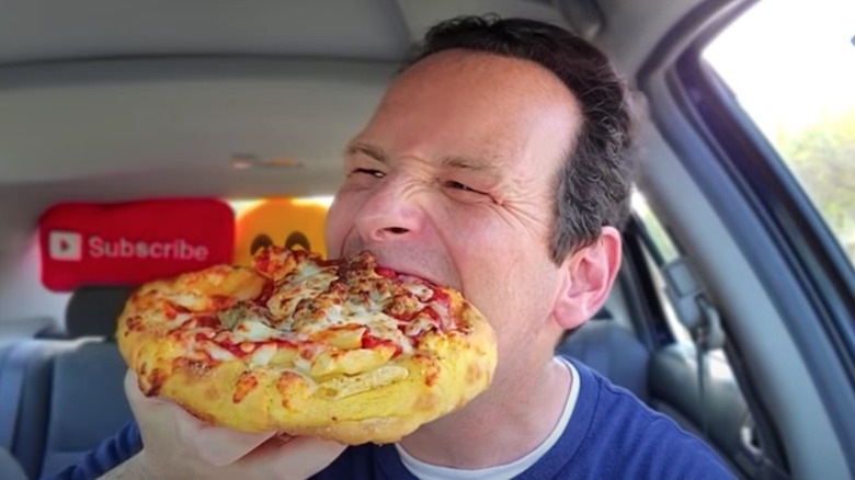 marinara pasta bread bowl from Domino's