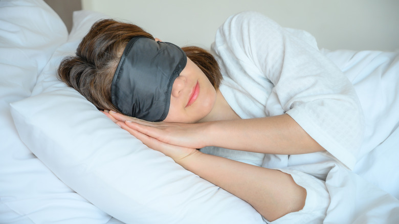 Utilizing a sleep mask