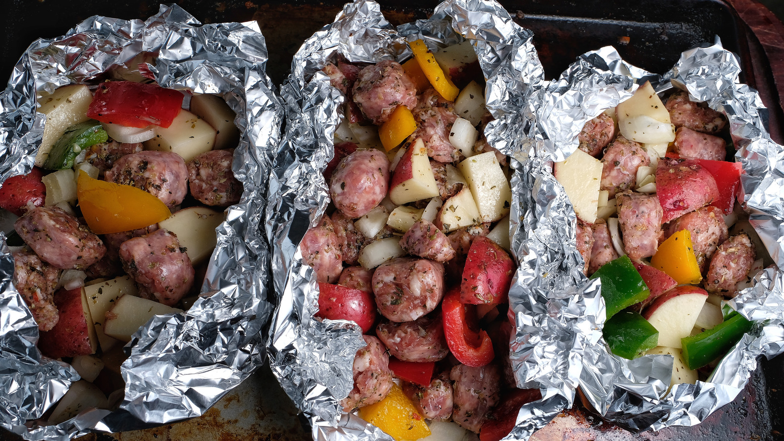 Don't Break These Simple Rules When Grilling With Aluminum Foil Packets