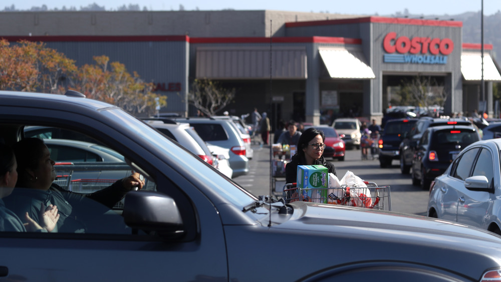 Costco parking lot