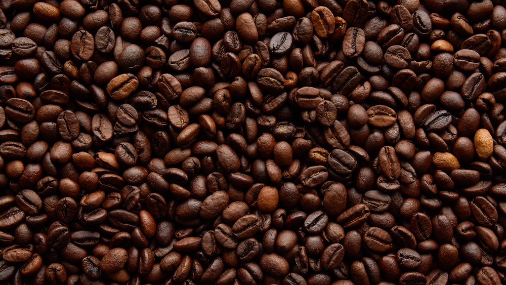 Coffee bean texture image