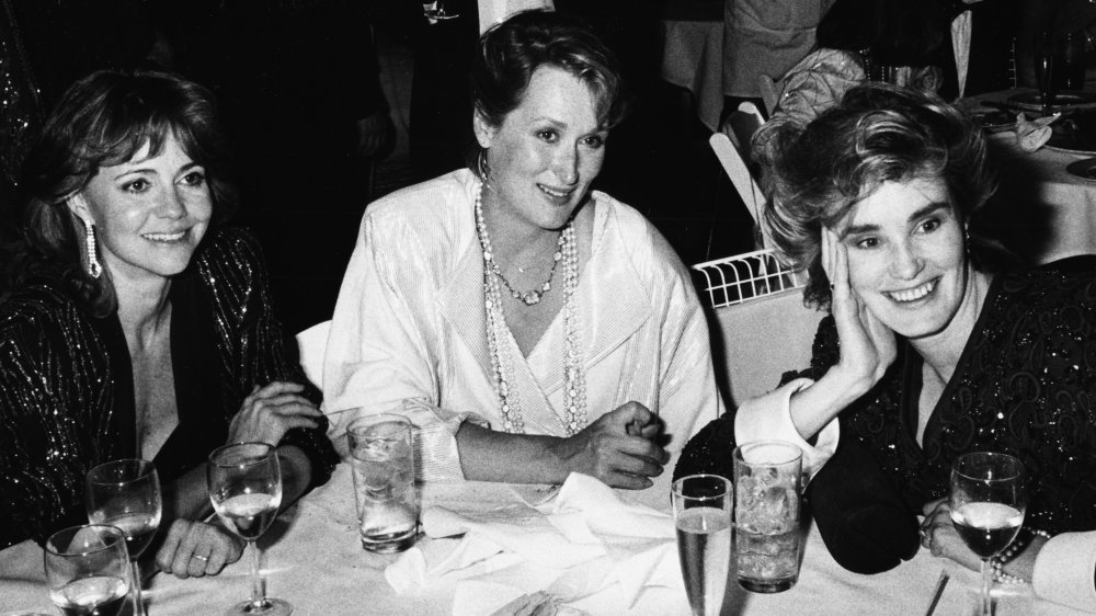 Sally Field, Meryl Streep and Jessica Lange at Spago