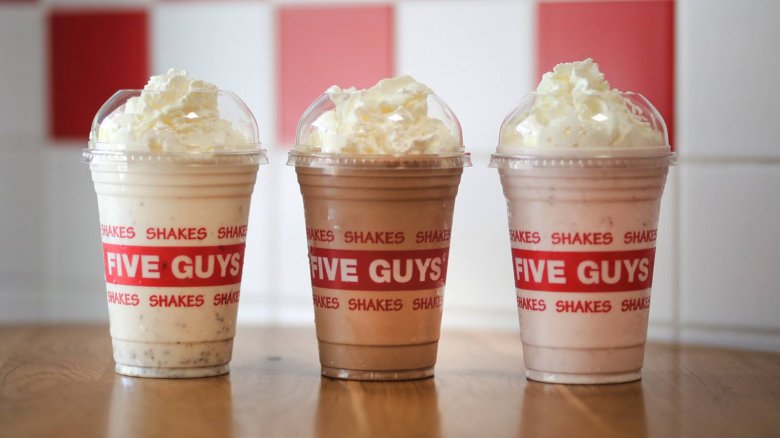 Five Guys milkshakes