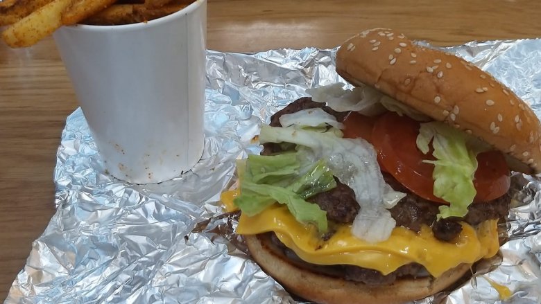 Five Guys burger