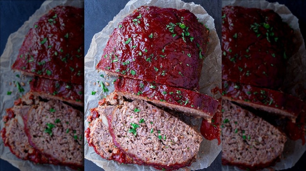 Meatloaf sliced up