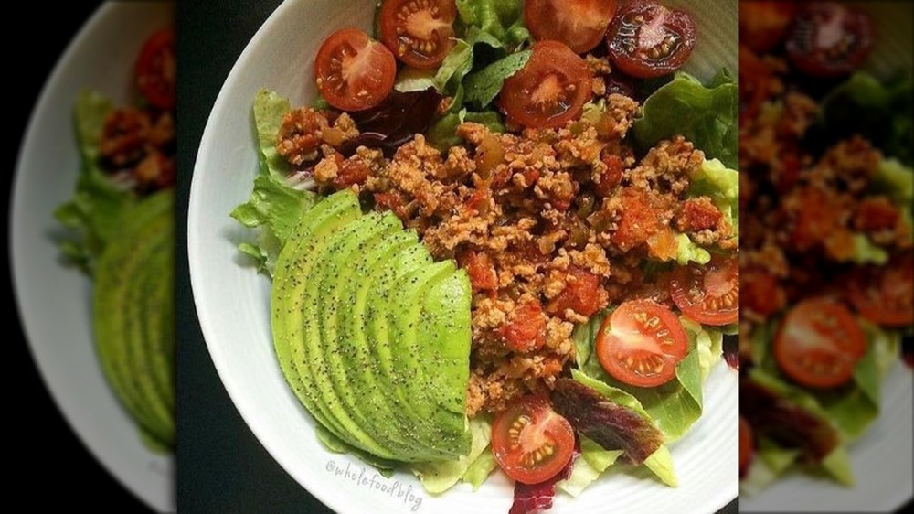 Picadillo salad bowl