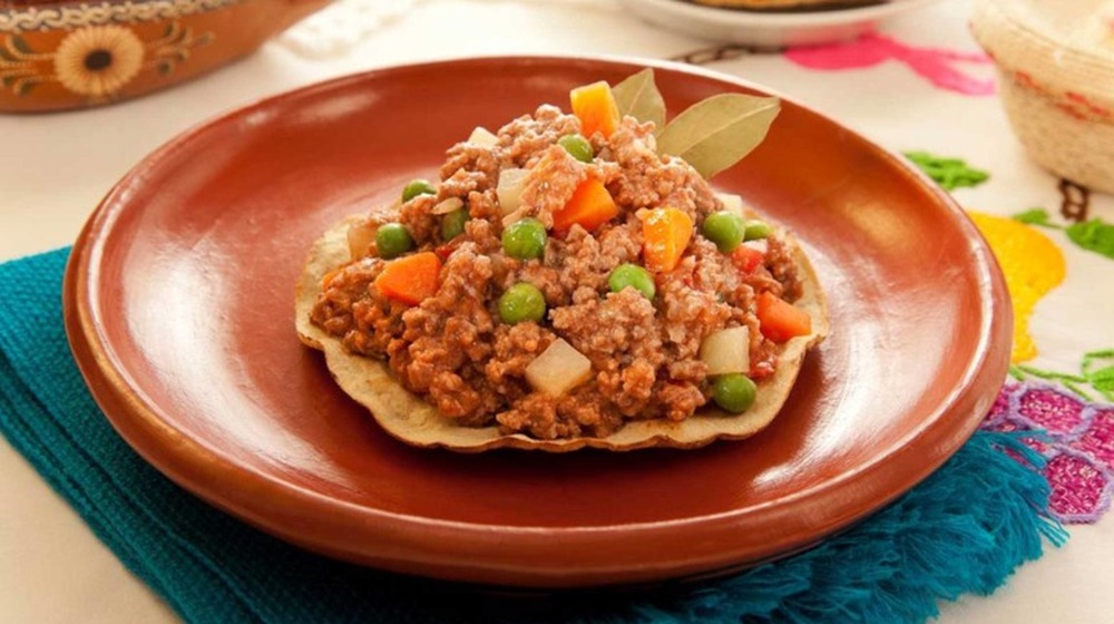 Picadillo tostada