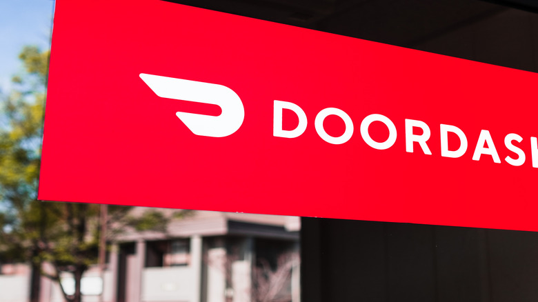 DoorDash sign 