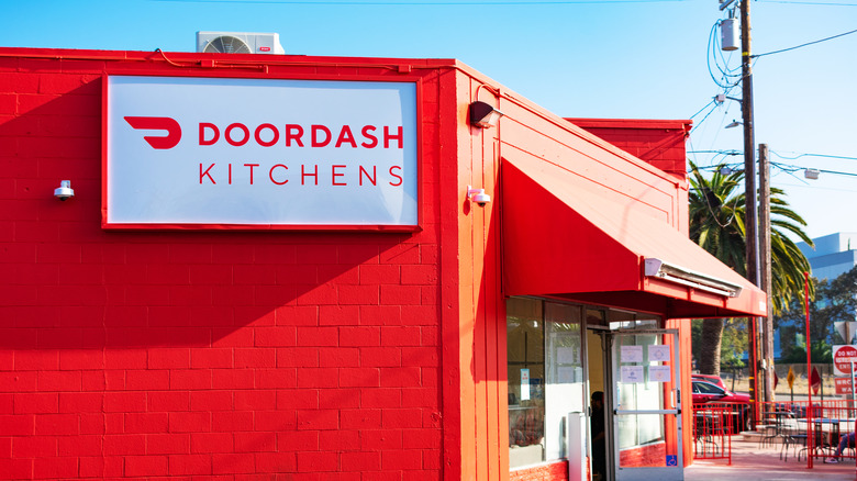 Doordash Kitchens storefront 